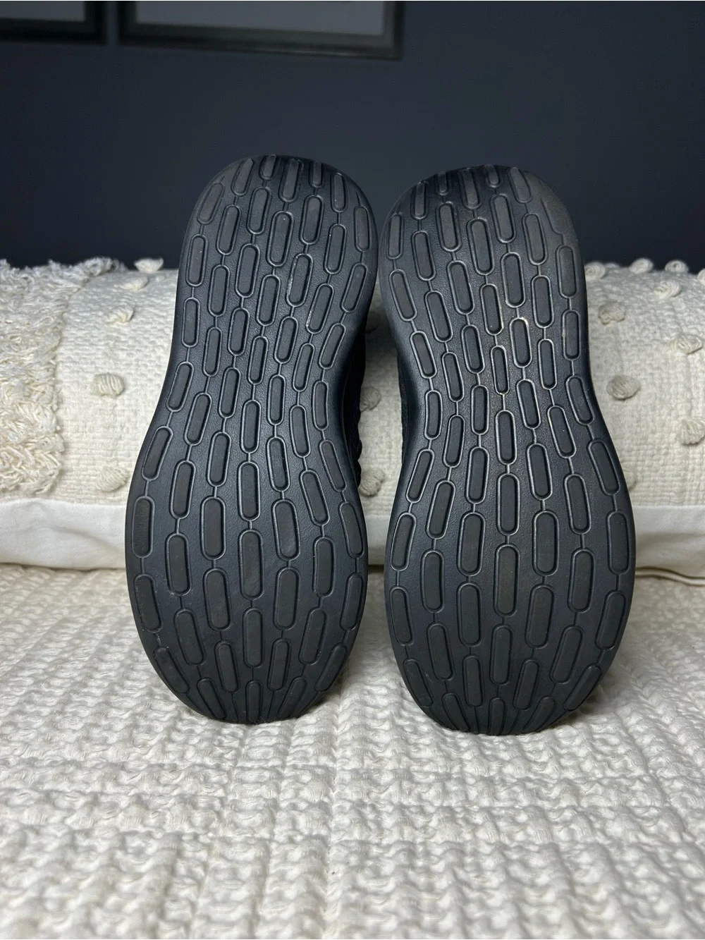 Adidas Bluish/Black Slip-On Athletic Sneakers